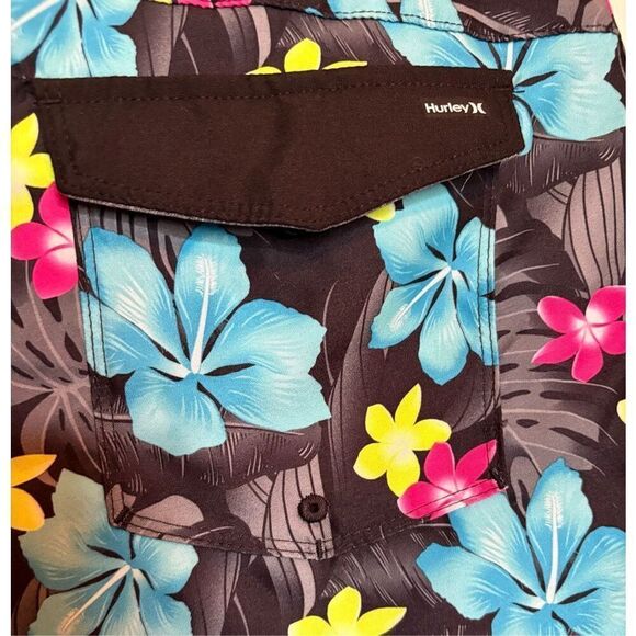 HURLEY - Big Boys Sz 20/30 Board Shorts/Drawstring Adj. Waistband/Above Knee - Picture 11 of 16